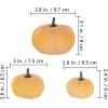 BESTTOYHOME 12 Pcs Assorted Small Light Pink Pumpkins – Elegant Pastel Pink Faux Decorative Pumpkins for Fall, Halloween, Thanksgiving, Wedding, Baby Shower(Light Orange)