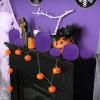 Winlyn 10 Pcs Assorted Navy Blue Artificial Pumpkins Dark Blue Pumpkins Decorative Pumpkins Faux Foam Pumpkins for Fall Farmhouse Thanksgiving Halloween Table Centerpiece Kitchen Table Mantel Décor(Purple)