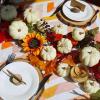 Winlyn 12 Pcs Assorted Orange Harvest Artificial Pumpkins Small Decorative Fall Pumpkins Dark Orange Faux Foam Pumpkins for Halloween Thanksgiving Autumn Wedding Decor Bowl Display Wreath Centerpiece(Cream)