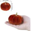Winlyn 12 Pcs Assorted Small Faux Velvet Pumpkins Decorative Teal Blue Green Turquoise Fabric Foam Pumpkins 3″ for Farmhouse Fall Wedding Halloween Thanksgiving Table Centerpiece Mantel Decor(Rustic Fall Color)