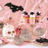 Winlyn 12 Pcs Champagne Glitter Artificial Pumpkins Small Decorative Pumpkins Harvest Pumpkins Foam Pumpkins for Fall Autumn Wedding Baby Shower Thanksgiving Halloween Holiday Party Mantel Table Décor(Rose Gold)