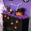 Winlyn 12 Pcs Champagne Glitter Artificial Pumpkins Small Decorative Pumpkins Harvest Pumpkins Foam Pumpkins for Fall Autumn Wedding Baby Shower Thanksgiving Halloween Holiday Party Mantel Table Décor(Purple)