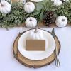 Winlyn 12 Pcs Small Artificial Pink Faux Pumpkins Decorative Foam Pumpkins for Fall Wedding Halloween Thanksgiving Baby Shower Table Centerpiece Farmhouse Mantel Decor(White)
