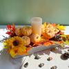 Winlyn 12 Pcs Small Artificial Pink Faux Pumpkins Decorative Foam Pumpkins for Fall Wedding Halloween Thanksgiving Baby Shower Table Centerpiece Farmhouse Mantel Decor(Light Orange)