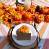 Winlyn 12 Pcs Small Artificial Pink Faux Pumpkins Decorative Foam Pumpkins for Fall Wedding Halloween Thanksgiving Baby Shower Table Centerpiece Farmhouse Mantel Decor(Orange)
