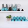 Winlyn 12 Pcs Small Artificial Pink Faux Pumpkins Decorative Foam Pumpkins for Fall Wedding Halloween Thanksgiving Baby Shower Table Centerpiece Farmhouse Mantel Decor(Teal)