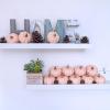 Winlyn 12 Pcs Small Artificial Pink Faux Pumpkins Decorative Foam Pumpkins for Fall Wedding Halloween Thanksgiving Baby Shower Table Centerpiece Farmhouse Mantel Decor(Light Pink)