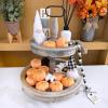 Winlyn 12 Pcs Small Artificial Pink Faux Pumpkins Decorative Foam Pumpkins for Fall Wedding Halloween Thanksgiving Baby Shower Table Centerpiece Farmhouse Mantel Decor(Light Orange)