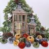 Winlyn 16 Pcs Assorted Small Faux Rustic Harvest Velvet Pumpkins Decorative Rust Orange Gold Olive Gray Fabric Pumpkins Foam Pumpkins Farmhouse Fall Thanksgiving Halloween Table Centerpiece Decor(Rustic Fall Color)