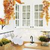 Winlyn 2 Pcs Large Artificial Pumpkins 8.7″ Harvest Cream Faux Pumpkins Decorative Pumpkins Big Foam Pumpkins for Fall Autumn Wedding Baby Shower Thanksgiving Halloween Party Decor Table Centerpiece(White)