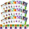 Winlyn 24 Sets Fall Crafts Kits – DIY Halloween Ornaments & Decorations Art Sets with Foam Monster Jack-o’-Lantern Stickers & Googly Eyes for Kids’ Classroom Party Activities(Small)