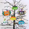 Winlyn 24 Sets Halloween Craft Kits – Fall Autumn Kids DIY Spider Bat Witch Pumpkin Foam Stickers – Arts and Crafts for Kids Classroom Activities Art Project Party Favors