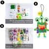 Winlyn 24 Sets Halloween Craft Kits Fall Kids Crafts DIY Craft Stick Monster Ornaments Decorations Art Set Monster Foam Stickers Arts and Crafts for Kids Classroom Activities Party Favors