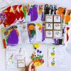 Winlyn 24 Sets Halloween Craft Kits for Kids – Ghost Monster Candy Corn Foam Individual Craft Kits – Arts and Crafts for Kids – Home Classroom Activities – Party Favors for Trick-Or-Treaters