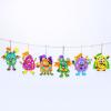 Winlyn 24 Sets Halloween Fall Crafts Kits for Kids DIY Monster Ornaments Foam Monster Crafts Arts and Crafts for Kids Classroom Art Activities Party Favors
