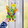 Winlyn 24 Sets Halloween Monster Craft Kits Halloween Crafts for Kids Individual Fall Crafts DIY Monster Ornaments Foam Halloween Arts and Crafts for Kids Classroom Activities Art Project Party Favors