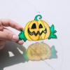 Winlyn 27 Sets Halloween Pumpkin Suncatchers Ornaments Decorations DIY Window Paint Art Suncatchers Craft Kits Jack-O’-Lantern Sun Catchers for Kids Classroom Activities Fall Halloween Art Project