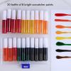 Winlyn 27 Sets Halloween Suncatchers Ornaments Decorations DIY Window Paint Art Suncatchers Halloween Craft Kits Bat Ghost Spider Monster Sun Catchers for Kids Classroom Party Activities Art Project
