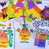 Winlyn 32 Sets Halloween Crafts Kits DIY Halloween Ornaments Decorations Art Sets Pumpkin Monster Jack-o’-Lantern Stickers Arts Crafts Supplies Kit Googly Eyes for Kids Party Home Classroom Activities