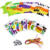Winlyn 32 Sets Halloween Crafts Kits DIY Halloween Ornaments Decorations Art Sets Pumpkin Monster Jack-o’-Lantern Stickers Arts Crafts Supplies Kit Googly Eyes for Kids Party Home Classroom Activities