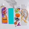 Winlyn 36 Sets Halloween Craft Kits for Kids – Fall DIY Bookmarks Art Sets with Pumpkin, Jack-O’-Lantern, Bats, Monster Foam Stickers – Arts and Crafts for Classroom Activities