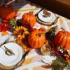 Winlyn 4 Pcs Harvest White Artificial Pumpkin 6.7″ Decorative Pumpkins Faux Foam Pumpkins Fall Pumpkins Decor Fall Autumn Thanksgiving Halloween Wedding Holiday Mantel Tabletop Centerpiece DIY Crafts(Dark Orange)