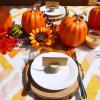 Winlyn 4 Pcs Harvest White Artificial Pumpkin 6.7″ Decorative Pumpkins Faux Foam Pumpkins Fall Pumpkins Decor Fall Autumn Thanksgiving Halloween Wedding Holiday Mantel Tabletop Centerpiece DIY Crafts(Dark Orange)