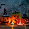 Winlyn 6 Sets DIY Ceramic Pumpkins Jack-o’-Lanterns Figurines Paint Craft Kit Unpainted Bisque Ceramics Pumpkins Ready to Paint for Kids Classroom Art Project Fall Gift Favors Halloween Party Decor