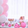 Winlyn 7 Pcs Assorted Sizes Fall Artificial Peach Pink Pumpkins Harvest Faux Foam Light Pink Pumpkins for Fall Autumn Season Halloween Thanksgiving Harvest Festive Tabletop Decoration(Hot Pink)