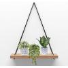 Winlyn Set of 3 Artificial Plants Decor Greenery Fake Succulents Indoor Potted Fake Plant with Black Planter for Farmhouse Room Bathroom Bedroom Kitchen Office Table Desk Decor(White Pots With Pattern)