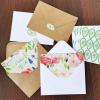 120 Sets Bulk Thank You Cards with Envelopes Stickers Assortment Blank Thank You Note Cards 8 Designs Watercolor Floral Calligraphy Thank You for Wedding Baby Shower Birthday Party Greeting Stationery