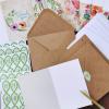 120 Sets Bulk Thank You Cards with Envelopes Stickers Assortment Blank Thank You Note Cards 8 Designs Watercolor Floral Calligraphy Thank You for Wedding Baby Shower Birthday Party Greeting Stationery