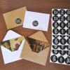 120 Sets Bulk Thanksgiving Cards with Envelopes Stickers Assortment 6 Designs Blank Vintage Fall Leaves Turkey Chalkboard Greeting Cards Blank Holiday Harvest Cards Give Thanks Cards 4×6