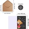 120 Sets Valentine’s Day Cards with Envelopes Stickers Assortment Bulk 6 Designs of Blank Vintage Heart Bear Rose Chalkboard Valentines Cards Greeting Cards 4 x 6 for Her Him Valentine’s Day