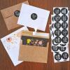 150 Sets Bulk Blank Thank You Cards with Envelopes Stickers Assortment 6 Design of Floral Watercolor Calligraphy Thank You Greeting Cards Note Cards for Wedding Bridal Baby Shower Thanksgiving Party