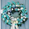 20 Pieces Gold Glittered Artificial Leaf Spray Picks 12″ Tall for Christmas Winter Wedding Wreath Tree Swag Floral Arrangment Vase Bouquets Table Centerpieces Decoration(Teal)