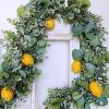 20 pcs Fake Lemons Decorations Faux Fruits Artificial Yellow Lemons for Lemon Wreath Garland Lemonade Party Kitchen Table Summer Spring Décor Fruit Bowl Vase Fillers Photography Props