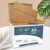 200 Pcs A9 Invitation Envelopes in Kraft Brown Peel & Press Self Seal 5 3/4 x 8 3/4 Square Flap Envelopes 100lb. for Wedding Holiday Shower Business Invitations Announcements Mailing Greeting Cards(Brown Kraft)