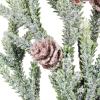 3 Pack Frosted Artificial Cypress Pine Stems Snowy Glittered Pine Spray with Mini Pinecones for Christmas Holiday Greens Seasonal Floral Arrangement Centerpiece Winter Wedding Décor 13.8″ Tall