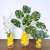 30 Pack Faux Yellow Lemons Artificial Fruits Fake Lemons Lifelike Simulation for Lemonade Party Kitchen Table Summer Decorations Vase Fillers Fruit Bowl Lemon Wreath Garland Photography Props