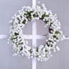 4 Pack Baby’s Breath Artificial Forks,Total of 1764 White Blooms Babys Breath Bulk Flower Bush Gypsophila Artificial in White -13.8″ Tall for Wedding Wreath Boutonniere Flower Crown