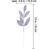 40 Pieces Gold Glittered Artificial Leaf Spray Picks 12″ Tall for Christmas Winter Wedding Wreath Tree Swag Floral Arrangment Vase Bouquets Table Centerpieces Decoration(Silver)