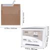 500 Pcs White A7 Invitation Envelopes 5 1/4 x 7 1/4 Square Flap Envelopes Self Seal 95lb for Wedding Shower Birthday Bussiness Graduation Mailing Invitation Announcement 5 x 7 Greeting Cards Photos(A2 1000 pcs Brown Kraft)