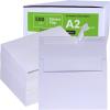 500 Pcs White A7 Invitation Envelopes 5 1/4 x 7 1/4 Square Flap Envelopes Self Seal 95lb for Wedding Shower Birthday Bussiness Graduation Mailing Invitation Announcement 5 x 7 Greeting Cards Photos(A2)