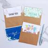 500 Pcs White A7 Invitation Envelopes 5 1/4 x 7 1/4 Square Flap Envelopes Self Seal 95lb for Wedding Shower Birthday Bussiness Graduation Mailing Invitation Announcement 5 x 7 Greeting Cards Photos(A2 1000 pcs Brown Kraft)