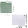 500 Pcs White A7 Invitation Envelopes 5 1/4 x 7 1/4 Square Flap Envelopes Self Seal 95lb for Wedding Shower Birthday Bussiness Graduation Mailing Invitation Announcement 5 x 7 Greeting Cards Photos(A7 100 pcs Sage Green)