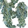 8.3′ Long Faux Eucalyptus Greenery Garland – Silver Dollar Eucalyptus for Wedding Arch, Swag, Backdrop, Doorways, Mantel, Table Runner – Indoor/Outdoor