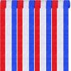 Bulk Patriotic Party Decoration Assortment Red White Blue Crepe Paper Streamers Hanging Swirls Foil Steamers with Assorted American Flag Star Cutouts for 4th of July Independence Day Memorial Day