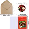 Winlyn 120 Sets Bulk Blank Thanksgiving Cards with Envelopes Stickers Assortment 8 Design of Fall Pumpkin Leaf Photos Thank You Greeting Cards Note Cards for Fall Wedding Shower Thanksgiving Harvest