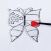 Winlyn 24 Sets Patriotic Suncatchers Ornaments Decorations DIY Window Paint Art Stickers Craft Kit USA Star Heart Sun Catchers for Kids Classroom 4th of July Activity Art Projects Party Favors